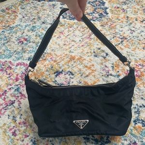 Small shoulder nylon Prada purse